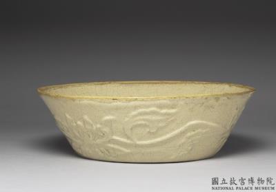 图片[2]-Washer with paired fish pattern in white glaze, Ming to Qing dynasty (1368-1911)-China Archive